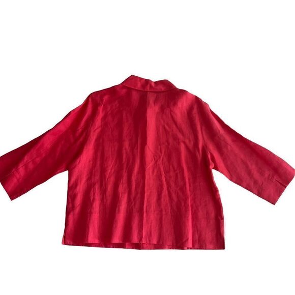 Westbound Linen blouse Shirt size PL - Picture 6 of 8